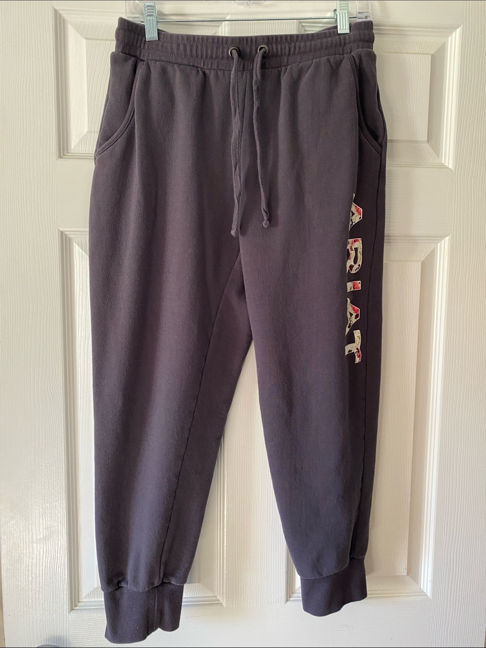 Ariat Charcoal Gray Jogger Sweatpants with Side Logo